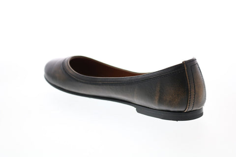 Frye Carson Ballet 74692 Womens Brown Leather Ballet Flats Shoes