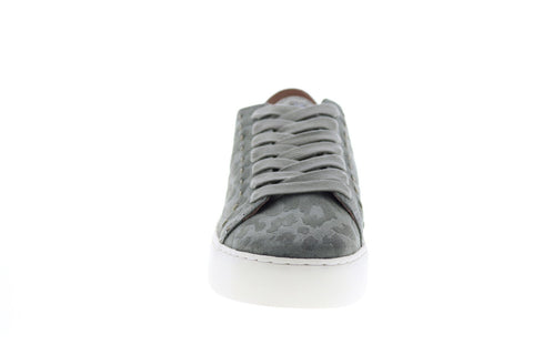 Frye Lena Low Lace 74762 Womens Green Suede Lifestyle Sneakers Shoes
