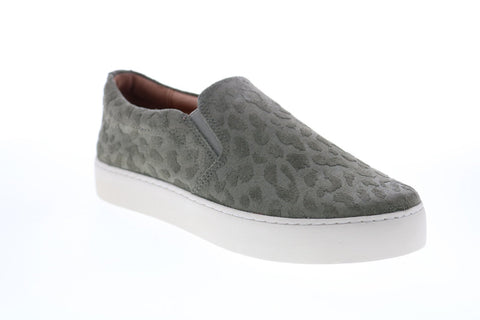 Frye Lena Slip On 74804 Womens Green Suede Lifestyle Sneakers Shoes