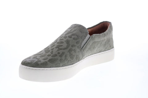 Frye Lena Slip On 74804 Womens Green Suede Lifestyle Sneakers Shoes
