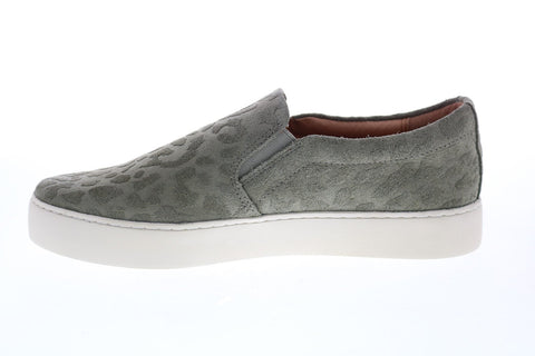 Frye Lena Slip On 74804 Womens Green Suede Lifestyle Sneakers Shoes