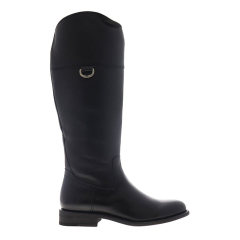 Frye Jayden D Ring 75419 Womens Black Leather Tall Zipper Casual Dress Boots