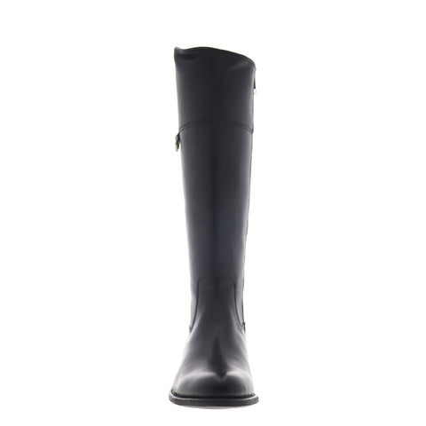 Frye Jayden D Ring 75419 Womens Black Leather Tall Zipper Casual Dress Boots