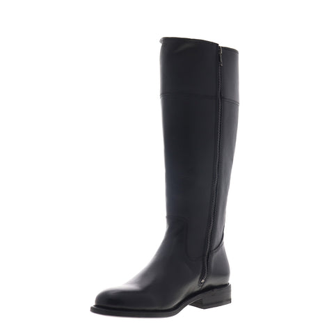 Frye Jayden D Ring 75419 Womens Black Leather Tall Zipper Casual Dress Boots