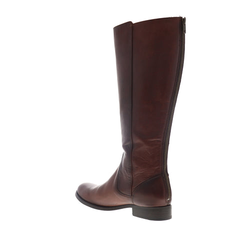 Frye Melissa Stud Back Zip 75436 Womens Brown Leather Zipper Casual Dress Boots