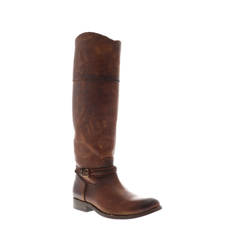 Frye Melissa Seam Tall 75445 Womens Brown Leather Casual Dress Boots