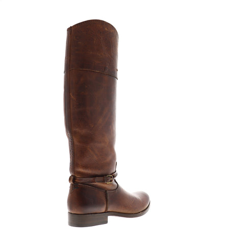 Frye Melissa Seam Tall 75445 Womens Brown Leather Casual Dress Boots