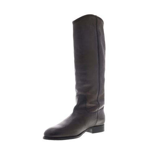 Frye Melissa Button 2 75447 Womens Brown Leather Slip On Casual Dress Boots