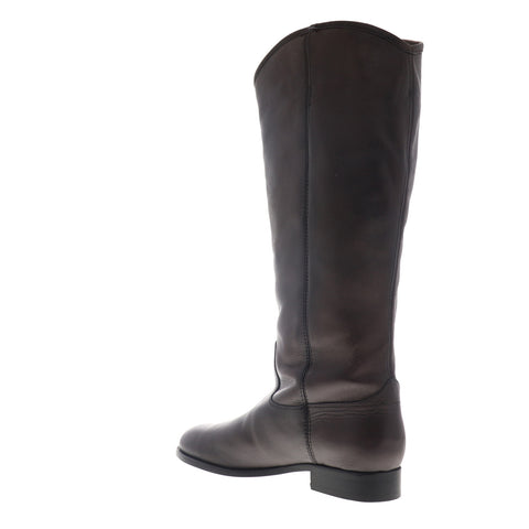 Frye Melissa Button 2 75447 Womens Brown Leather Slip On Casual Dress Boots