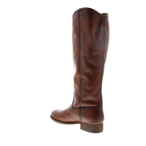 Frye Melissa Button 2 75449 Womens Brown Extended Leather Casual Dress Boots