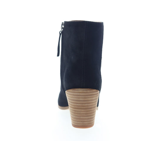 Frye Casey Stud Bootie 76467 Womens Blue Suede Zipper Bootie Boots Shoes