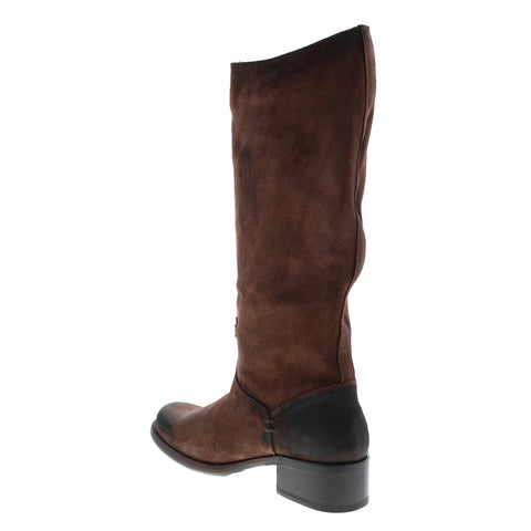 Frye Elena Pull On 76556 Womens Brown Suede Casual Dress Boots