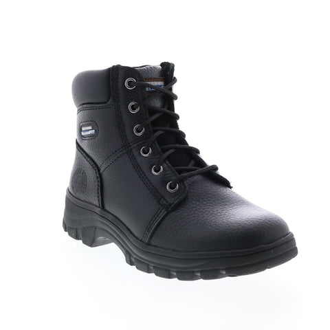 Skechers Work Relaxed Fit Workshire Fitton 76565 Womens Black Work Boots
