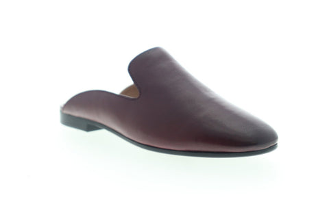 Frye Terri Mule 76567 Womens Brown Leather Slip On Flats Mule Shoes