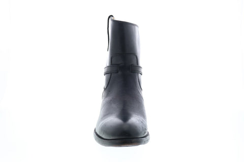 Frye Lindsay Plate Short 76980 Womens Black Leather Casual Dress Boots