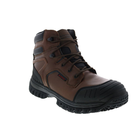 Skechers Work Hartan Caledon 77181 Mens Brown Leather Work & Safety Boots