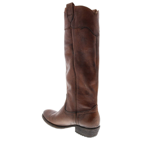 Frye Carson Lug Riding 77203 Womens Brown Leather Casual Dress Boots