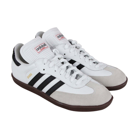 Adidas Samba Classic 772109 Mens White Casual Lace Up Low Top Sneakers Shoes
