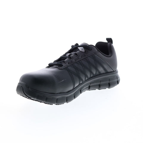 Skechers Work Sure Track Martley Steel Toe 77242 Womens Black Work Shoes