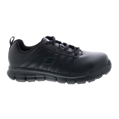 Skechers Work Sure Track Martley Steel Toe Womens Black Athletic Work Shoes