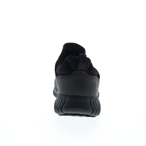 Skechers Cessnock Carrboro SR 77260-BLK Womens Black Mesh Work Shoes