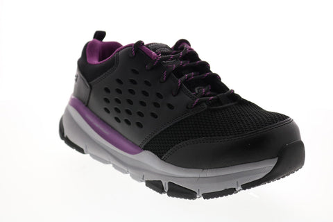 Skechers Soven Sr Corrick 77269W Womens Black Lace Up Work Boots