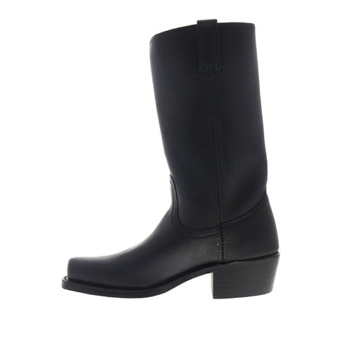 Frye Cavalry 12L 77410 Womens Black Leather Slip On Casual Dress Boots Shoes