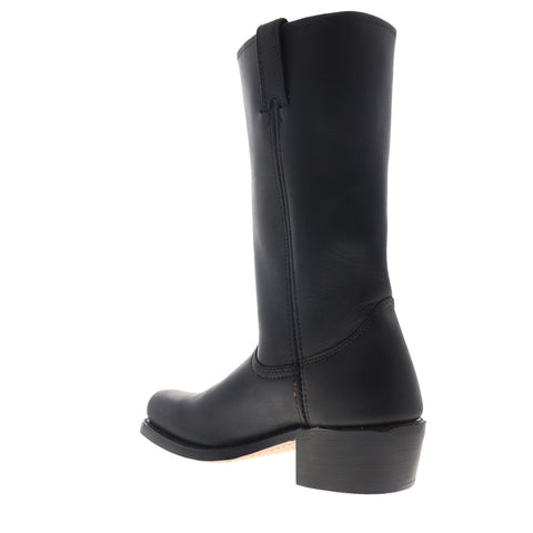 Frye Cavalry 12L 77410 Womens Black Leather Slip On Casual Dress Boots Shoes