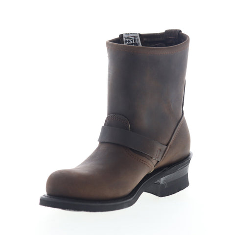 Frye Engineer 8R 77500 Womens Brown Leather Strap Casual Dress Boots Shoes