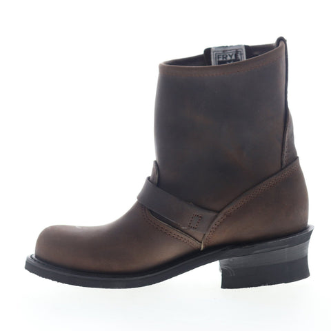 Frye Engineer 8R 77500 Womens Brown Leather Strap Casual Dress Boots Shoes