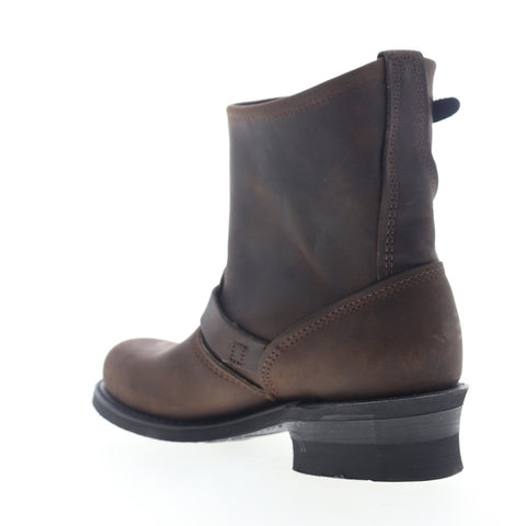 Frye Engineer 8R 77500 Womens Brown Leather Strap Casual Dress Boots Shoes