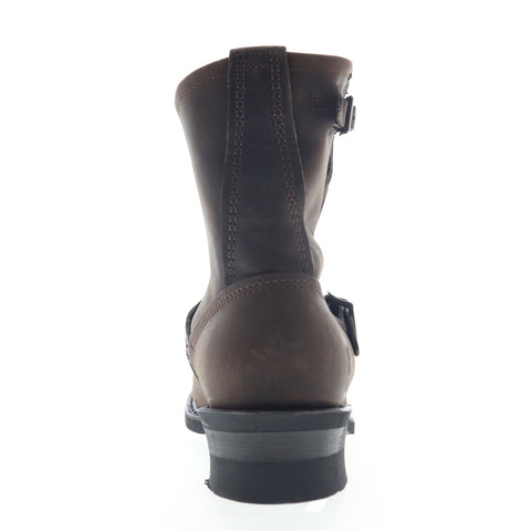 Frye Engineer 8R 77500 Womens Brown Leather Strap Casual Dress Boots Shoes