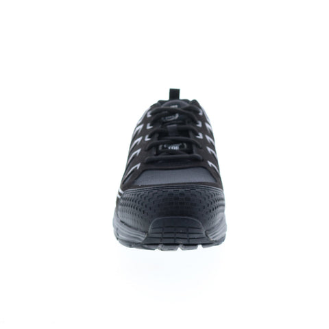 Skechers Work Malad Composite Toe 77535 Mens Black Canvas Work Shoes