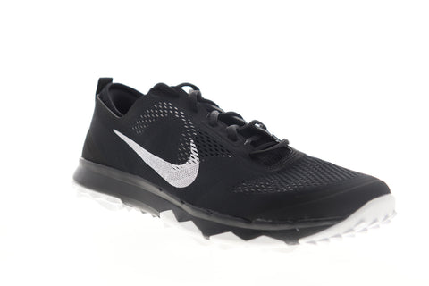 Nike FI Bermuda 776121-002 Mens Black Mesh Low Top Lace Up Golf Athletic Shoes