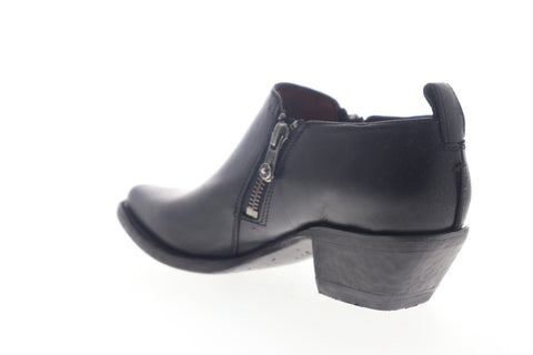 Frye Sacha Moto Shootie 78001 Womens Black Leather Western Boots Shoes