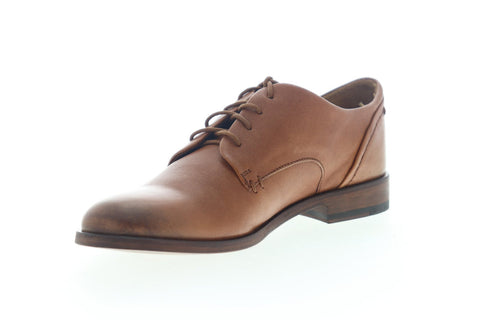 Frye Elyssa Oxford 78259 Womens Brown Leather Lace Up Casual Oxfords Shoes