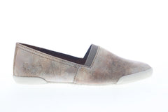 Frye Melanie Slip On 78305 Womens Beige Leather Slip On Casual Flats Shoes