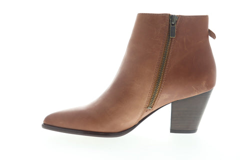 Frye Reed Strappy Bootie 78345 Womens Brown Leather Zipper Booties Boots