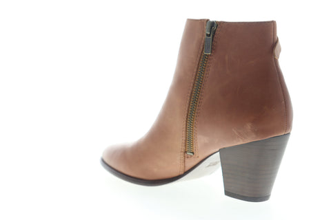Frye Reed Strappy Bootie 78345 Womens Brown Leather Zipper Booties Boots