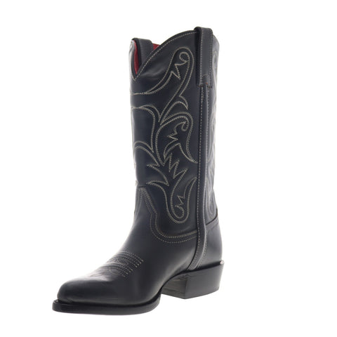 Frye Bruce Pull On 78402 Womens Black Leather Slip On Casual Dress Boots Shoes