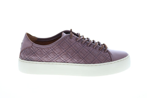 Frye Lena Woven Low Lace 78482 Womens Purple Lifestyle Sneakers Shoes