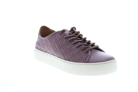 Frye Lena Woven Low Lace 78482 Womens Purple Lifestyle Sneakers Shoes