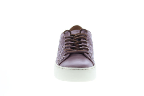 Frye Lena Woven Low Lace 78482 Womens Purple Lifestyle Sneakers Shoes