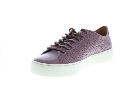 Frye Lena Woven Low Lace 78482 Womens Purple Lifestyle Sneakers Shoes