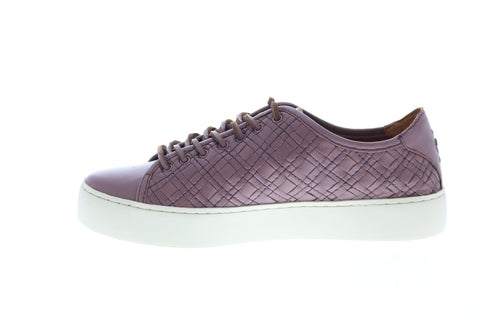 Frye Lena Woven Low Lace 78482 Womens Purple Lifestyle Sneakers Shoes
