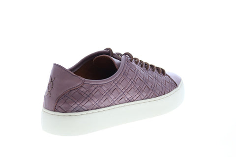 Frye Lena Woven Low Lace 78482 Womens Purple Lifestyle Sneakers Shoes