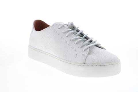 Frye Lena Low Lace 79179 Womens White Leather Lifestyle Sneakers Shoes