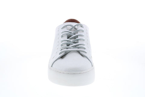 Frye Lena Low Lace 79179 Womens White Leather Lifestyle Sneakers Shoes