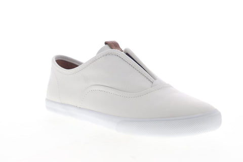 Frye Maya Cvo Slip On 79192 Womens White Leather Slip On Sneakers Shoes