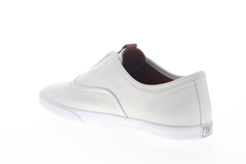 Frye Maya Cvo Slip On 79192 Womens White Leather Slip On Sneakers Shoes